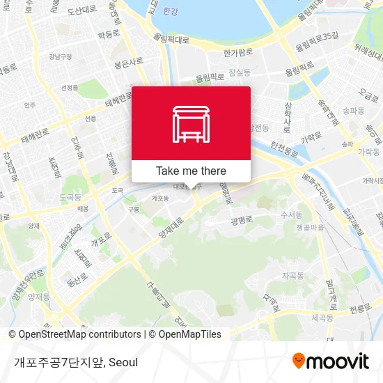개포주공7단지앞 map