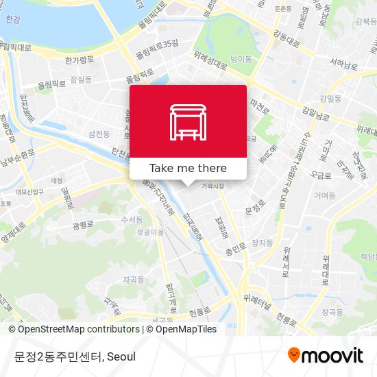 문정2동주민센터 map