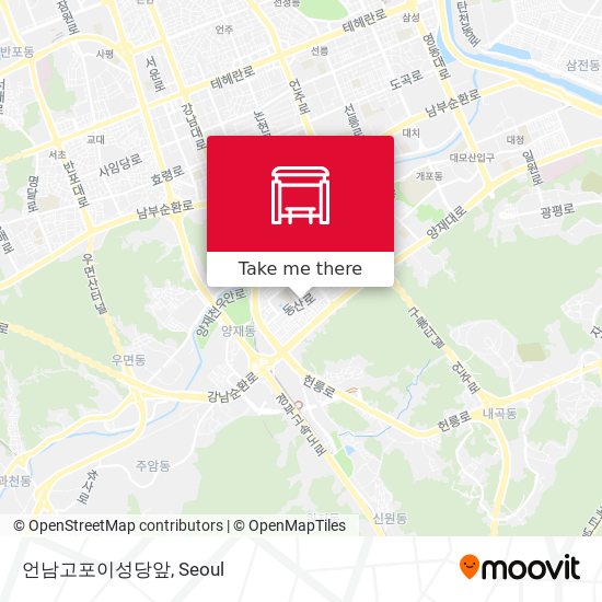 언남고포이성당앞 map