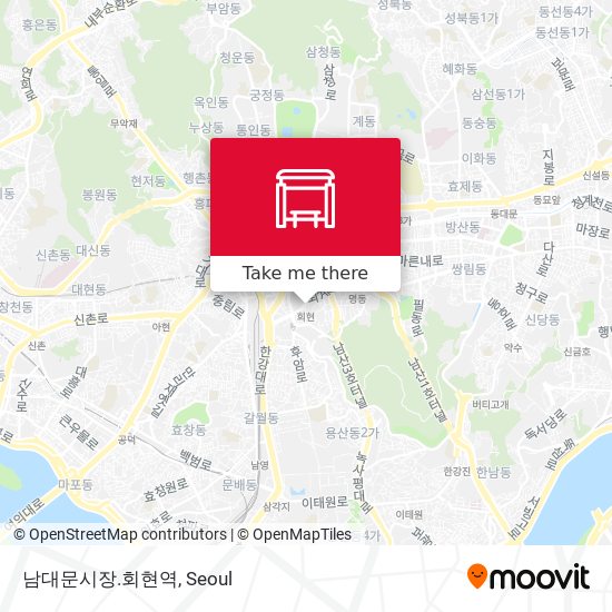 남대문시장.회현역 map