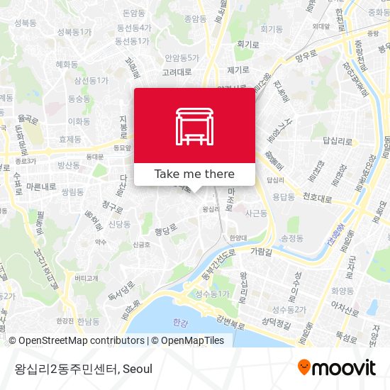 왕십리2동주민센터 map