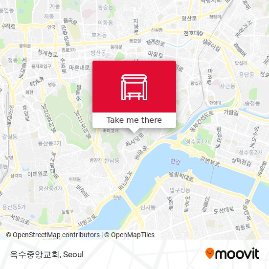 옥수중앙교회 map