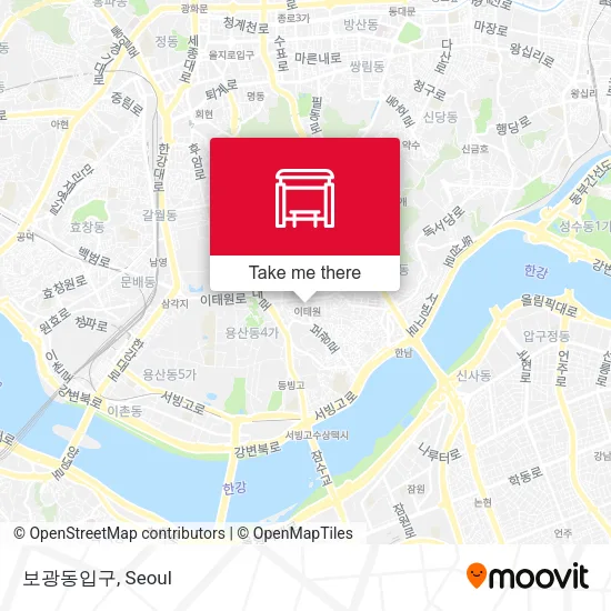 보광동입구 map