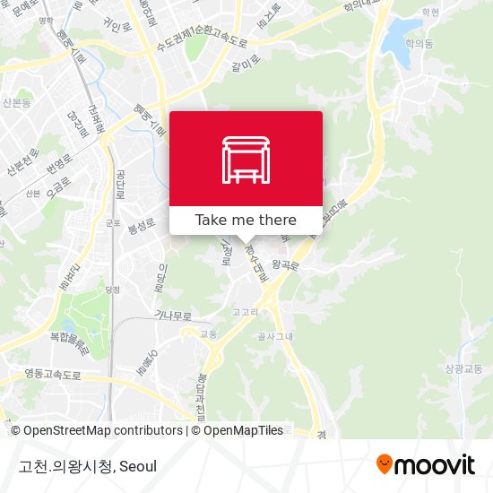 고천.의왕시청 map