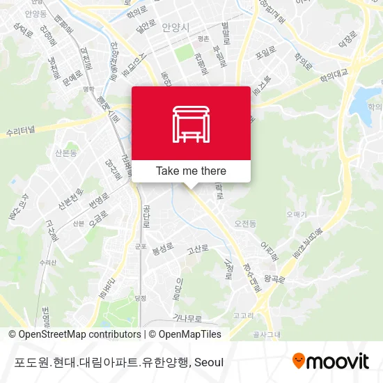 포도원.현대.대림아파트.유한양행 map