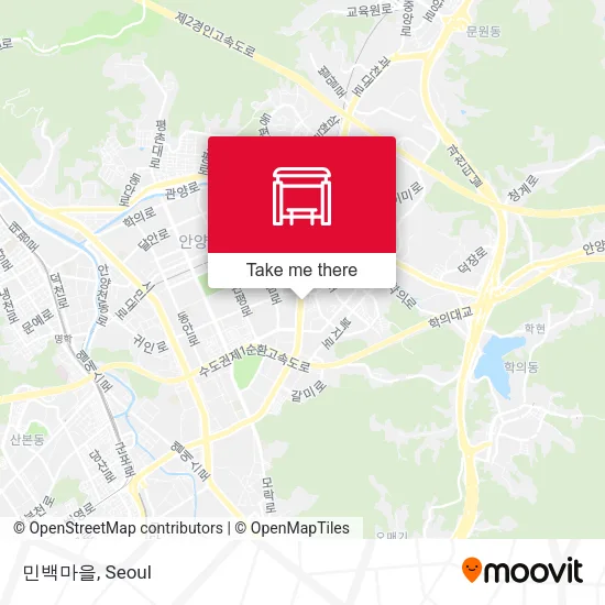 민백마을 map