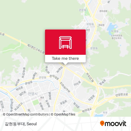갈현동부대 map