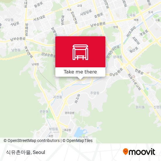 식유촌마을 map