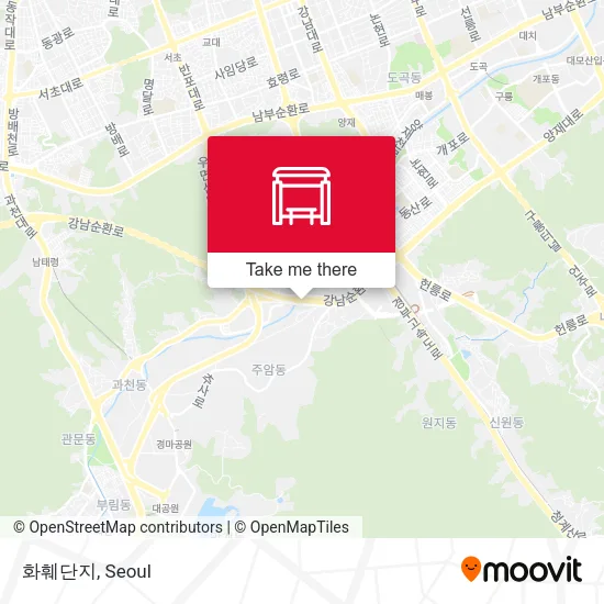 화훼단지 map