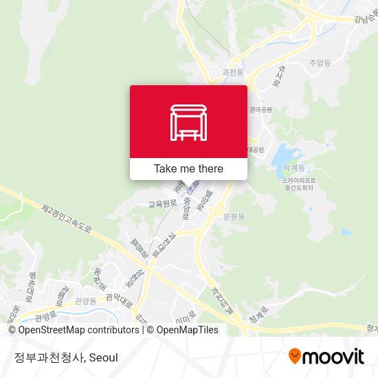 정부과천청사 map