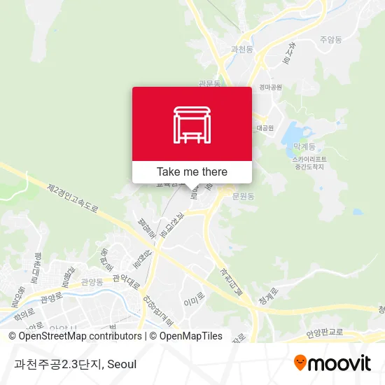 과천주공2.3단지 map