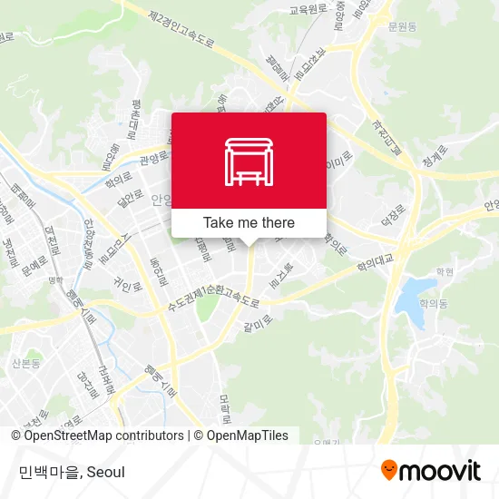 민백마을 map