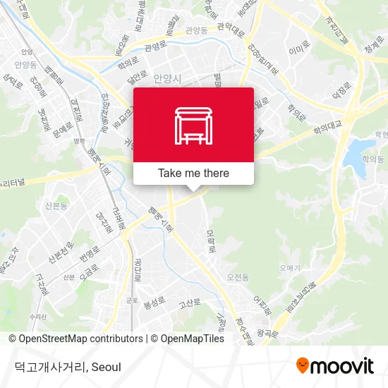 덕고개사거리 map