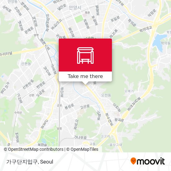 가구단지입구 map