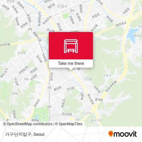 가구단지입구 map
