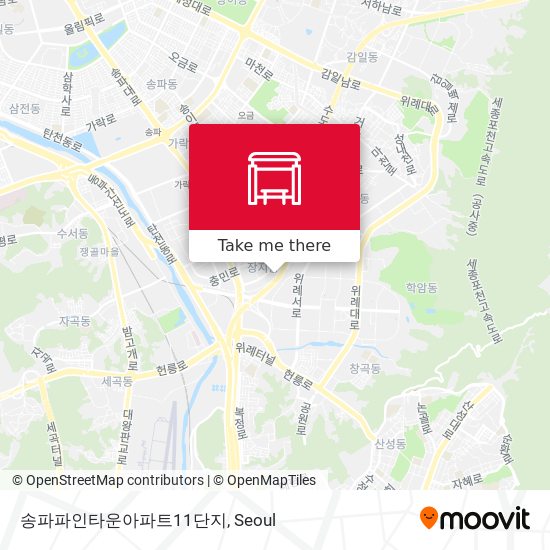 송파파인타운아파트11단지 map