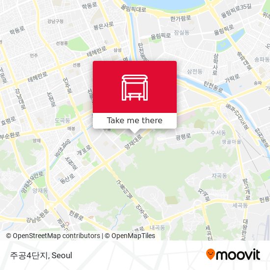 주공4단지 map