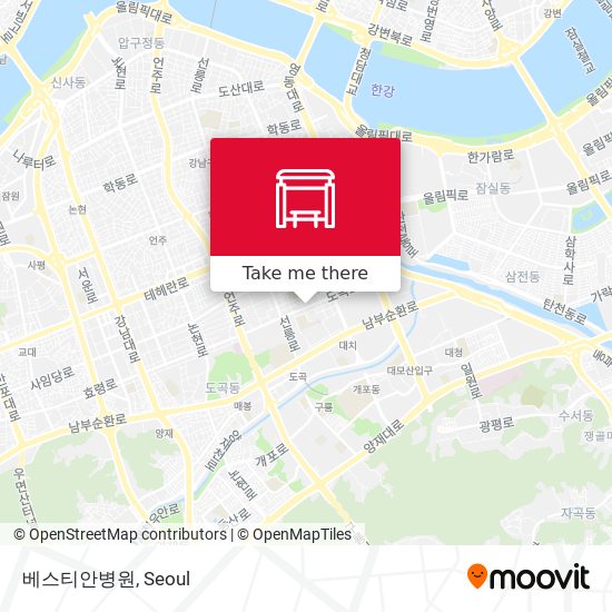 베스티안병원 map