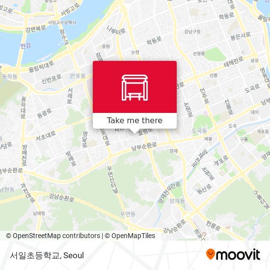서일초등학교 map