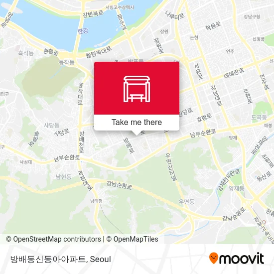 방배동신동아아파트 map