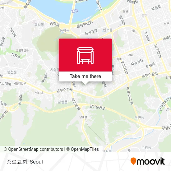 종로교회 map