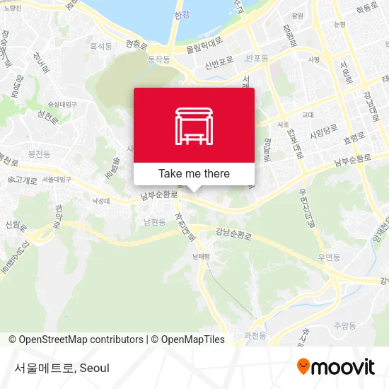 서울메트로 map