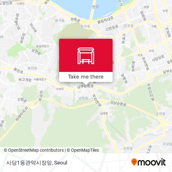 사당1동관악시장앞 map