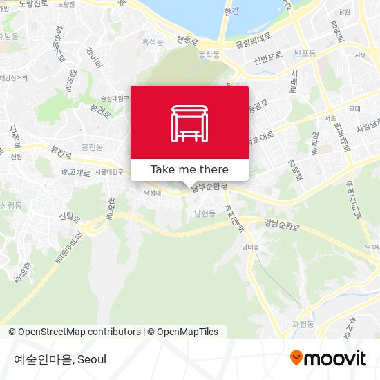 예술인마을 map