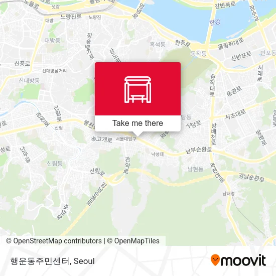 행운동주민센터 map