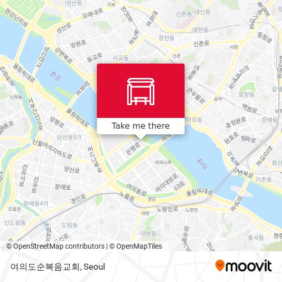 여의도순복음교회 map