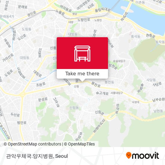 관악우체국.양지병원 map