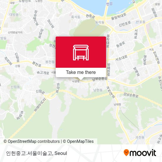 인헌중고.서울미술고 map