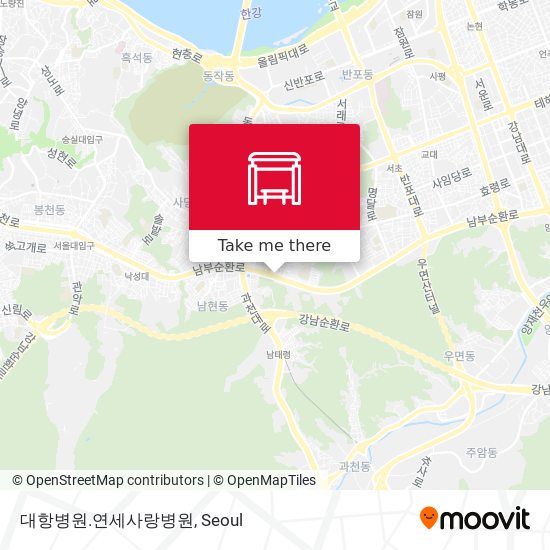 대항병원.연세사랑병원 map