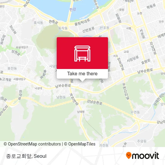종로교회앞 map