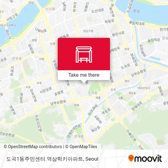 도곡1동주민센터.역삼럭키아파트 map