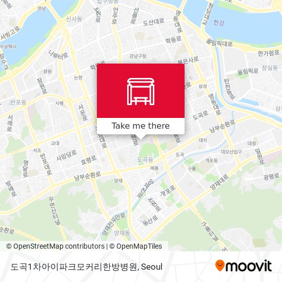 도곡1차아이파크모커리한방병원 map