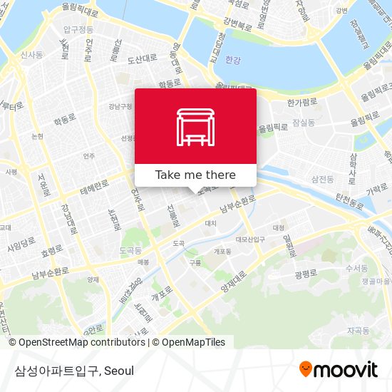 삼성아파트입구 map