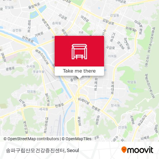 송파구립산모건강증진센터 map