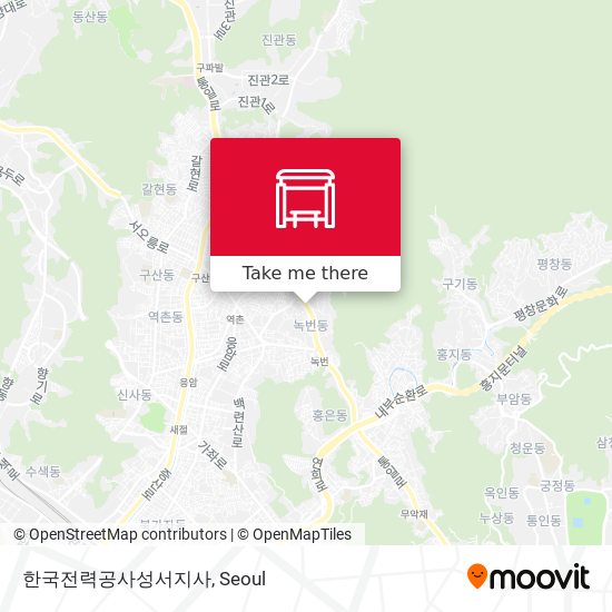 한국전력공사성서지사 map