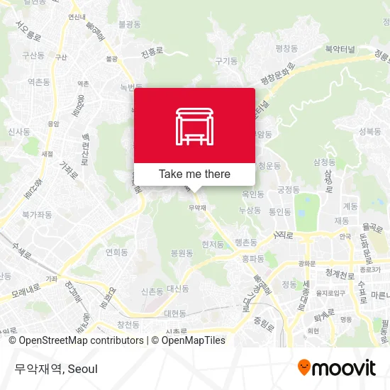 무악재역 map