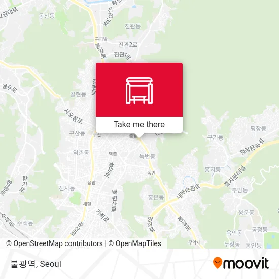불광역 map