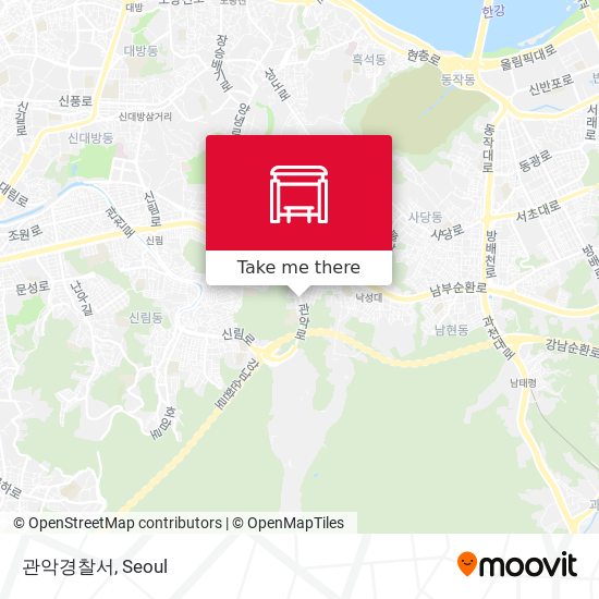 관악경찰서 map