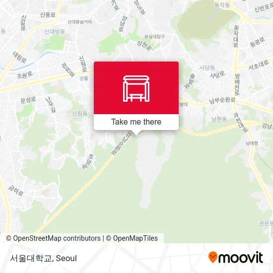 서울대학교 map