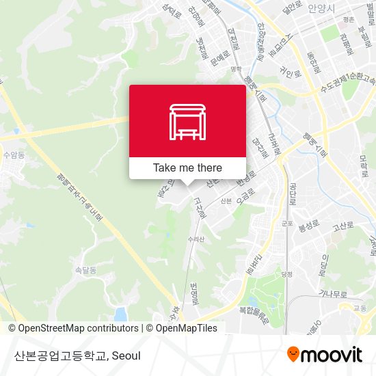 산본공업고등학교 map