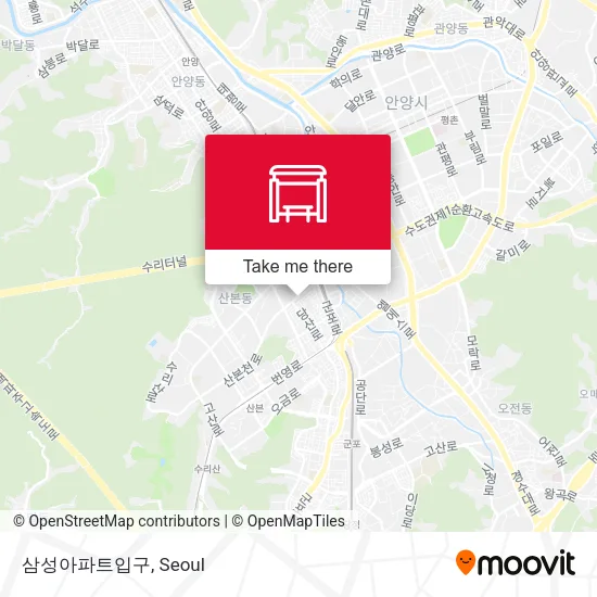 삼성아파트입구 map