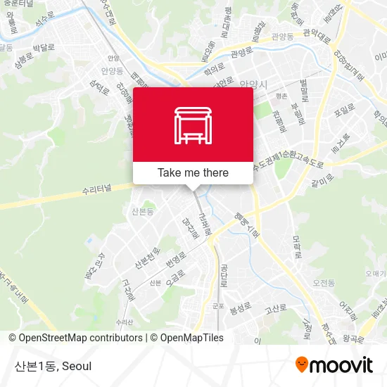 산본1동 map