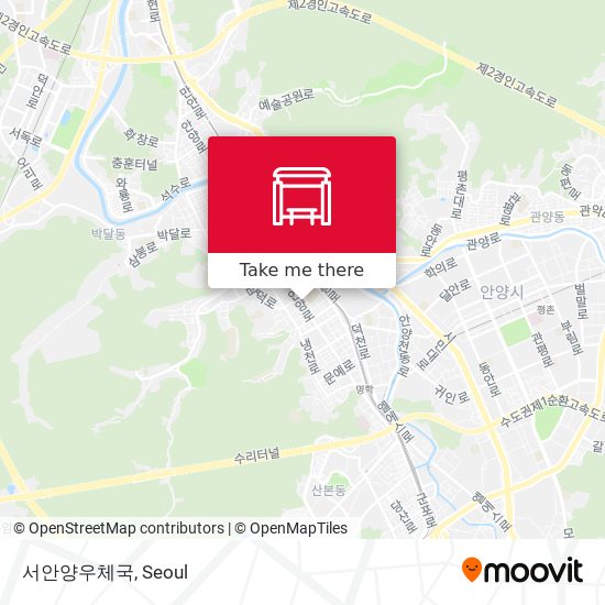 서안양우체국 map