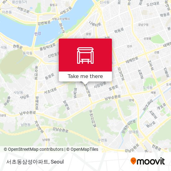 서초동삼성아파트 map
