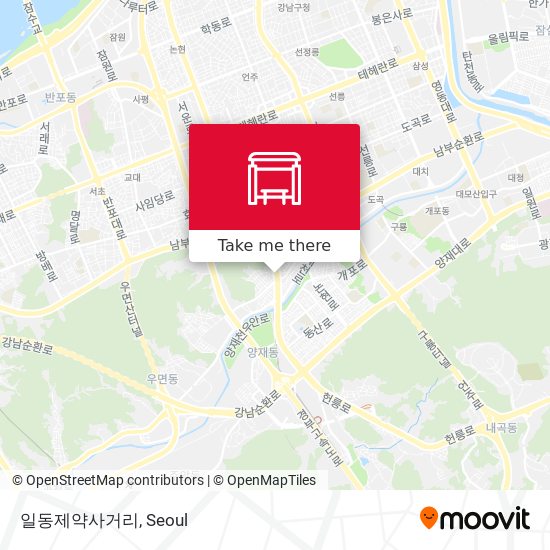 일동제약사거리 map