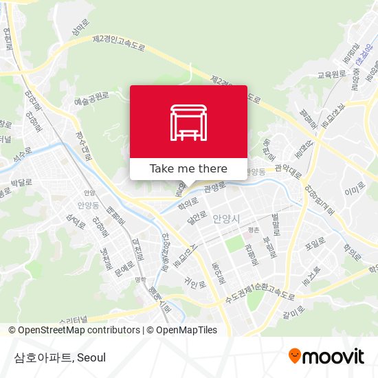 삼호아파트 map
